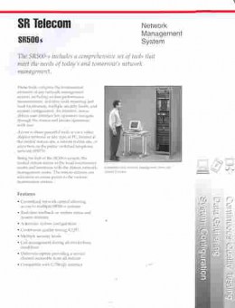 Буклет SR Telecom SR500s Network Management System, 55-1590, Баград.рф